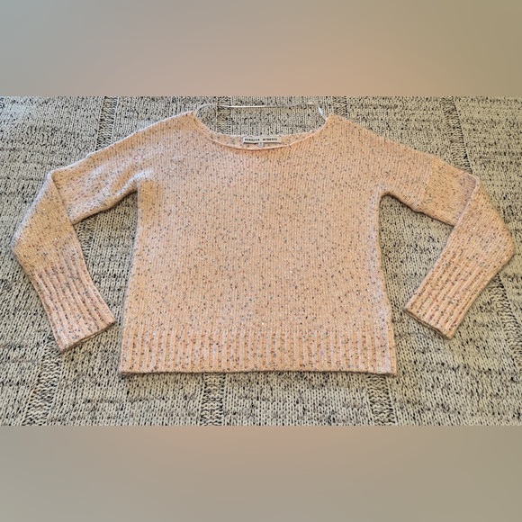Rebecca Minkoff Women’s Katia Pink Sequined Ballet Neck Sweater Size S EUC - Picture 3 of 7